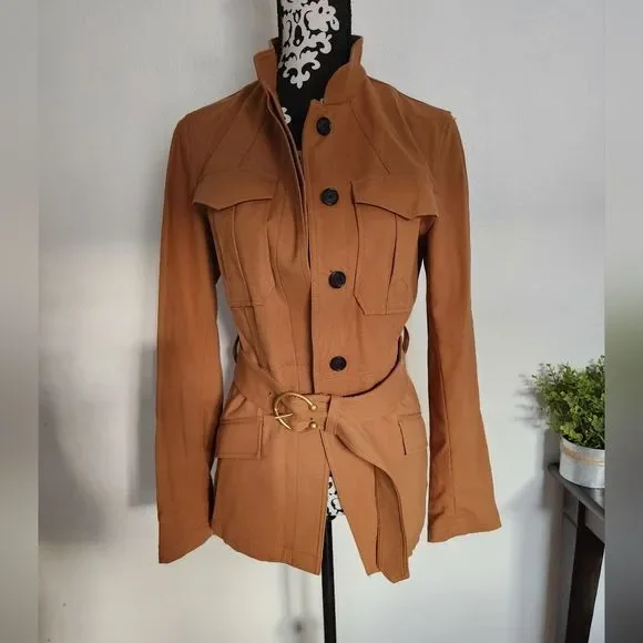 A.L.C. Tan Bomber Jacket - Picture 4 of 14